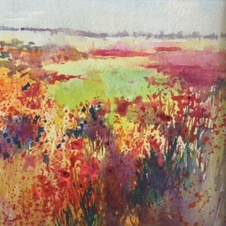 Watercolour on Linen